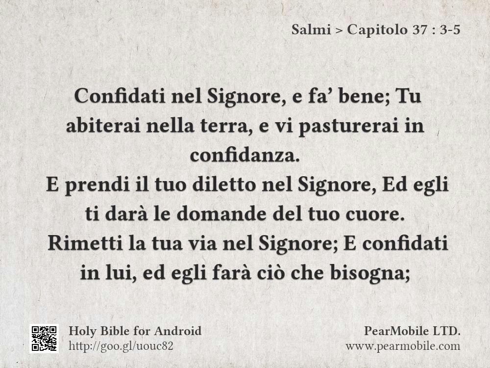 Salmi, Capitolo 37:3-5